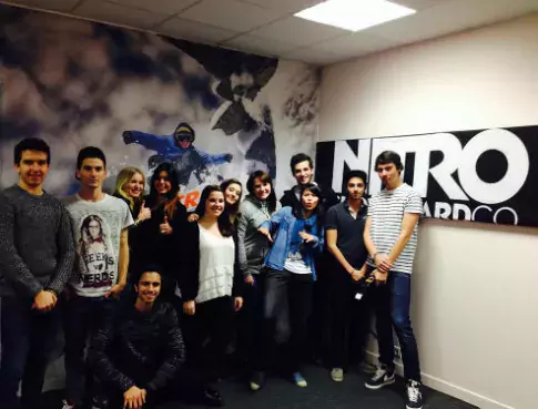 11 étudiants en mission professionnelle pour les 25 ans de la marque Nitro SnowBoard!