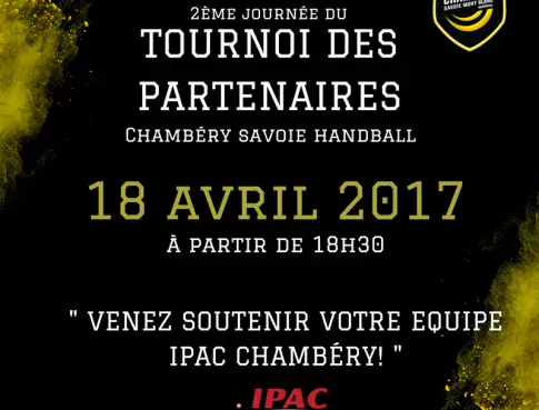 IPAC Chambéry au tournoi des partenaires du Chambéry Savoie Mont Blanc Handball ! 